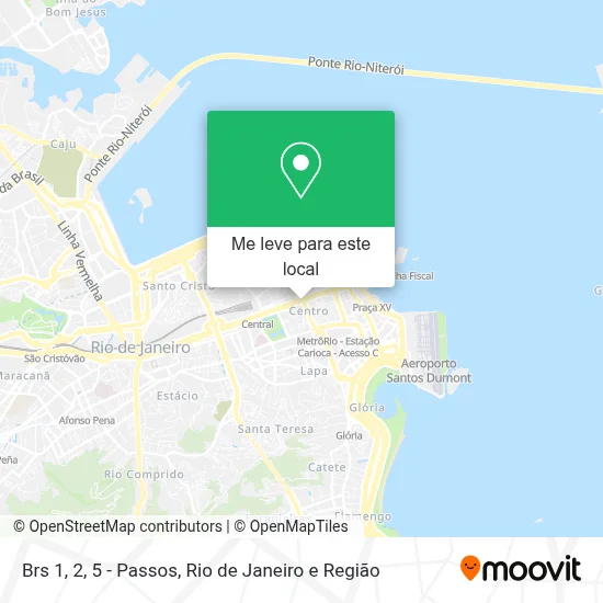 Brs 1, 2, 5 - Passos mapa