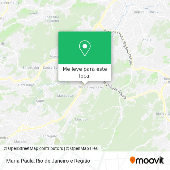 Maria Paula mapa