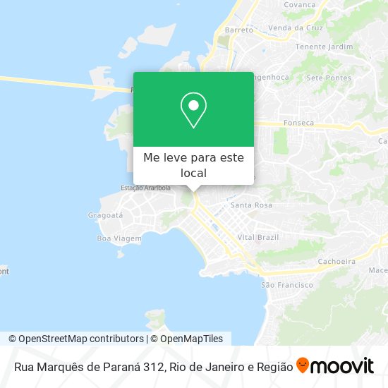 Rua Marquês de Paraná 312 mapa