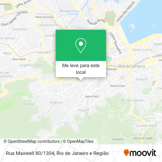 Rua Maxwell 80/1304 mapa