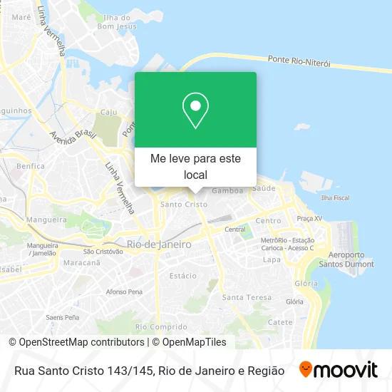 Rua Santo Cristo 143/145 mapa