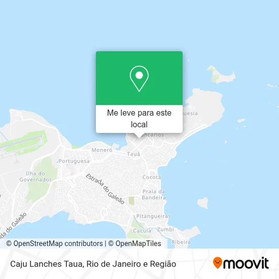 Caju Lanches Taua mapa
