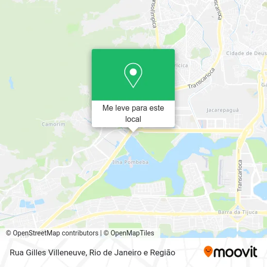 Rua Gilles Villeneuve mapa