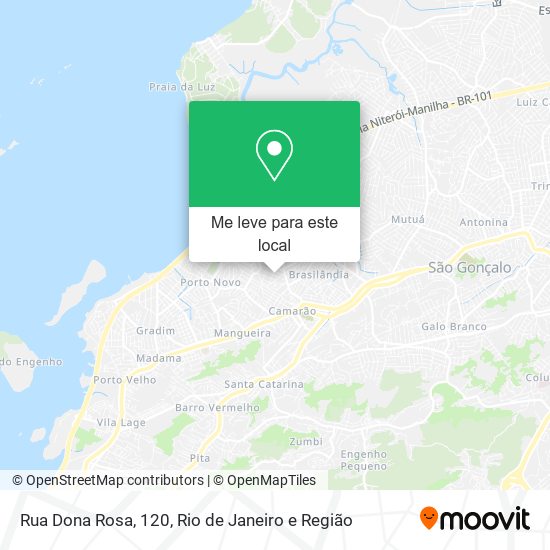 Rua Dona Rosa, 120 mapa