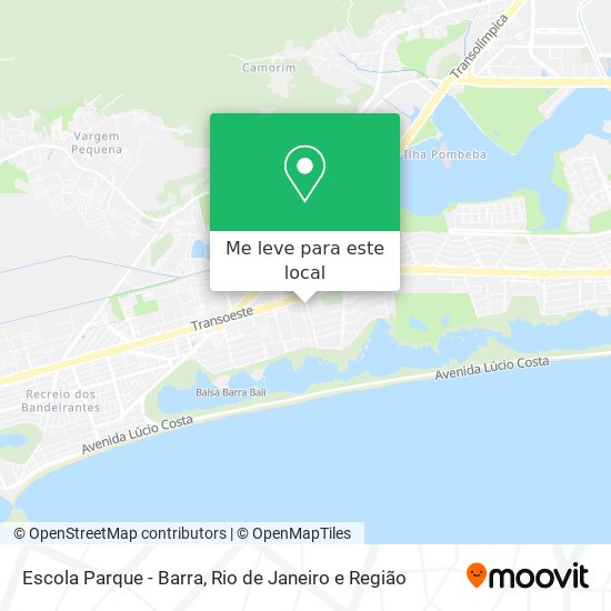 Escola Parque - Barra mapa