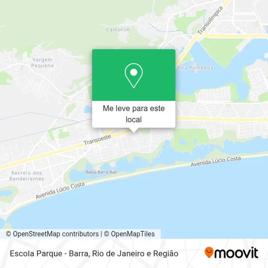 Escola Parque - Barra mapa