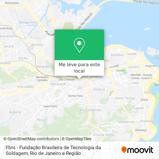 Fbts - Fundação Brasileira de Tecnologia da Soldagem mapa