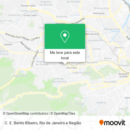 C. E. Bento Ribeiro mapa