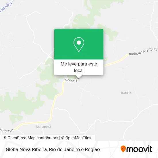 Gleba Nova Ribeira mapa