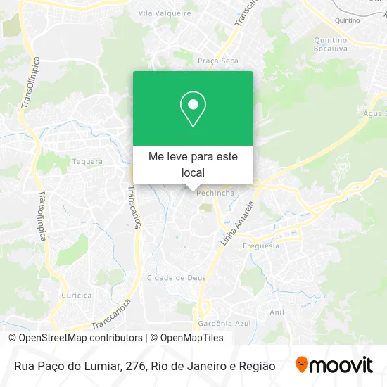 Rua Paço do Lumiar, 276 mapa