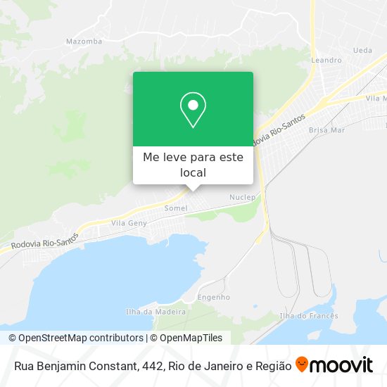 Rua Benjamin Constant, 442 mapa