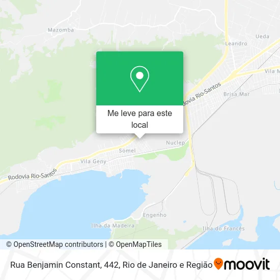 Rua Benjamin Constant, 442 mapa