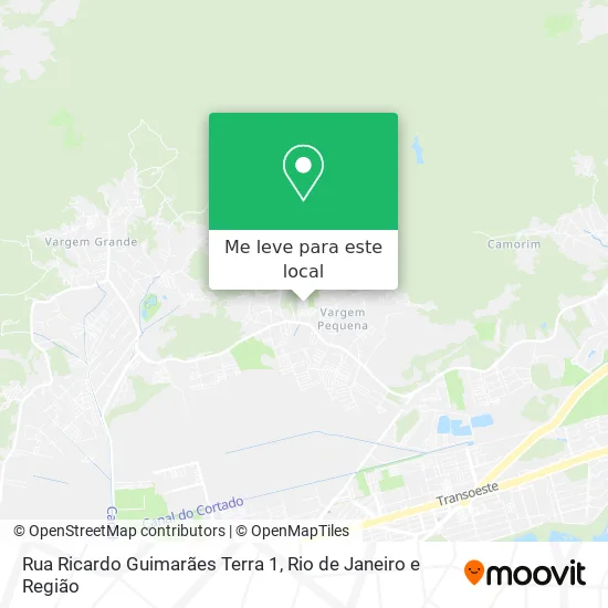 Rua Ricardo Guimarães Terra 1 mapa
