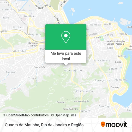 Quadra da Matinha mapa