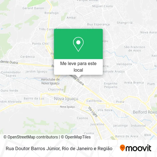 Rua Doutor Barros Júnior mapa