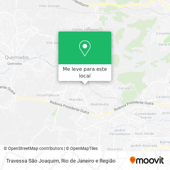Travessa São Joaquim mapa