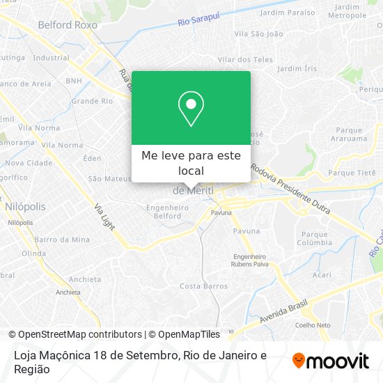 Loja Maçônica 18 de Setembro mapa