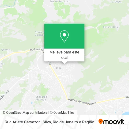 Rua Arlete Gervazoni Silva mapa