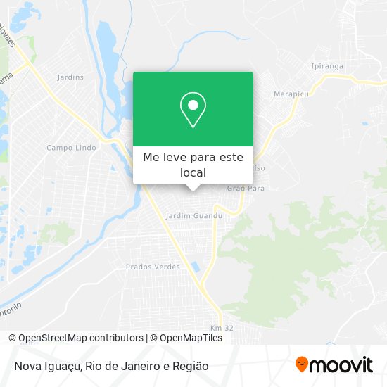 Nova Iguaçu mapa