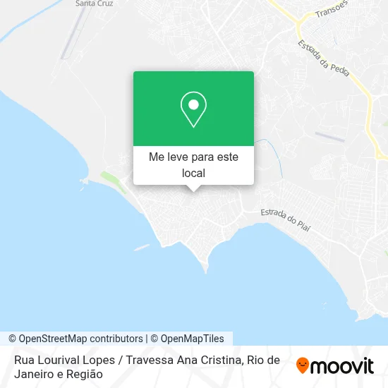 Rua Lourival Lopes / Travessa Ana Cristina mapa