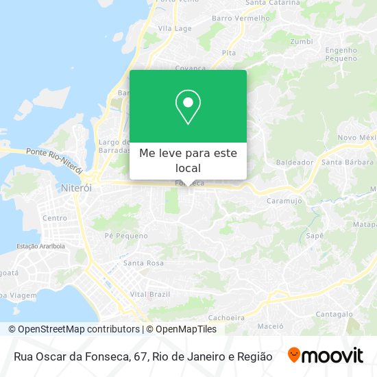 Rua Oscar da Fonseca, 67 mapa