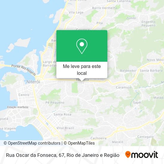 Rua Oscar da Fonseca, 67 mapa