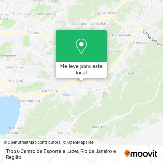 Trops-Centro de Esporte e Lazer mapa