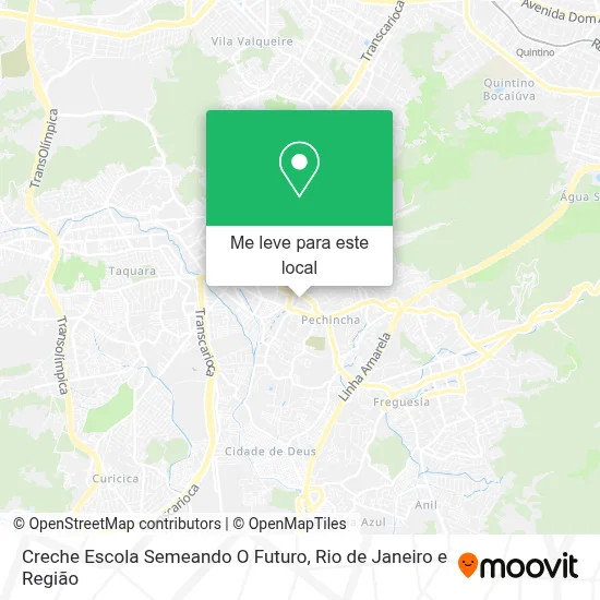 Creche Escola Semeando O Futuro mapa