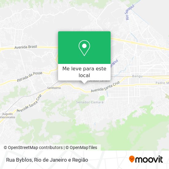 Rua Byblos mapa