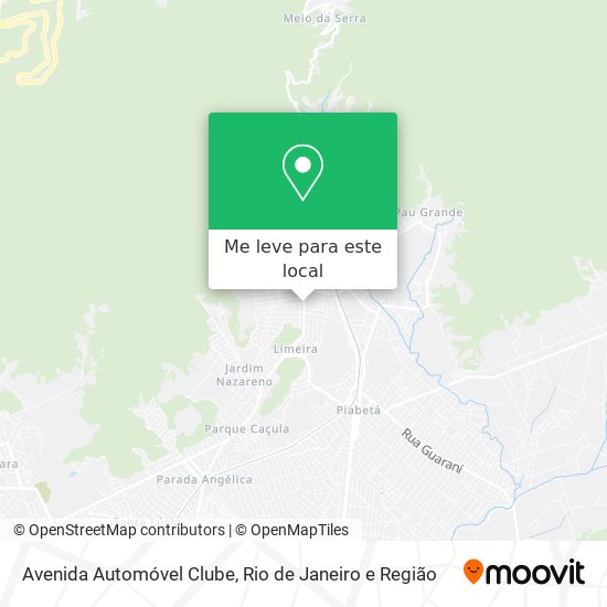 Avenida Automóvel Clube mapa