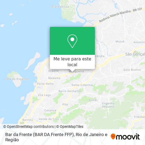 Bar da Frente (BAR DA Frente FFP) mapa