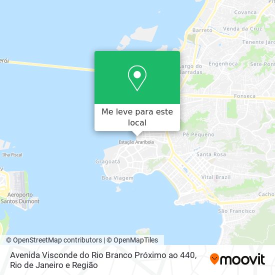 Avenida Visconde do Rio Branco Próximo ao 440 mapa