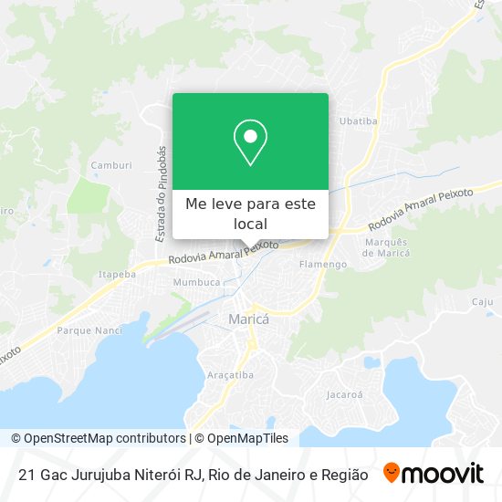 21 Gac Jurujuba Niterói RJ mapa