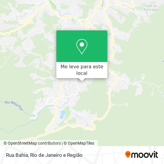 Rua Bahia mapa
