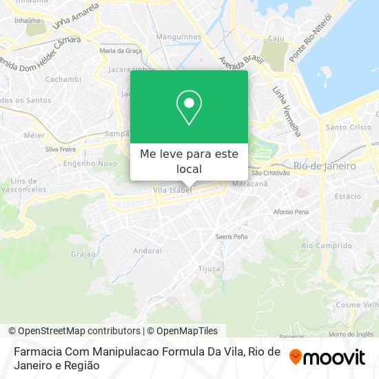 Farmacia Com Manipulacao Formula Da Vila mapa