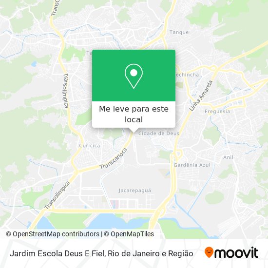 Jardim Escola Deus E Fiel mapa