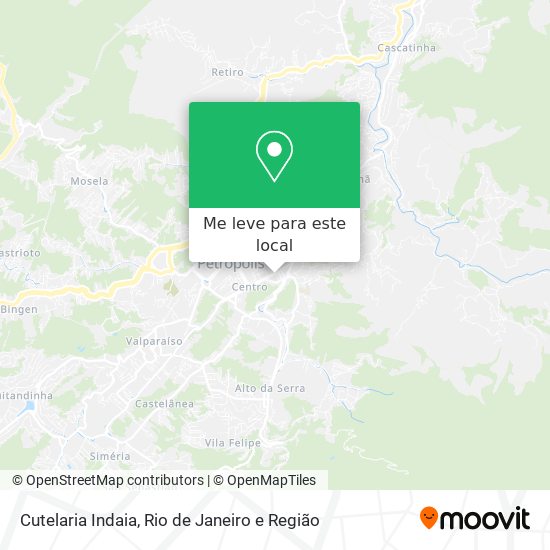 Cutelaria Indaia mapa
