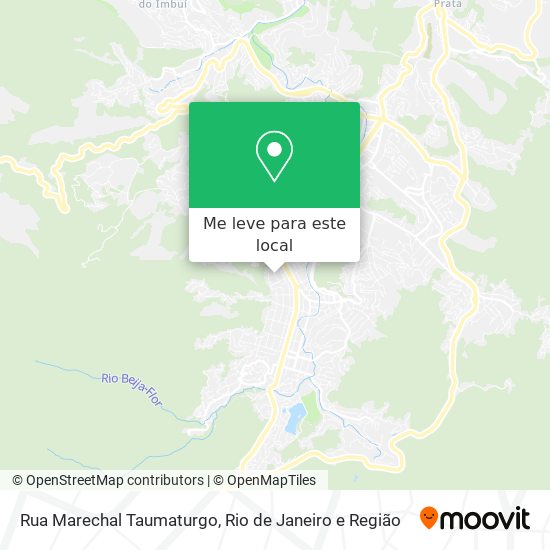Rua Marechal Taumaturgo mapa
