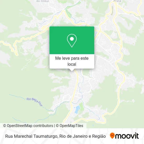Rua Marechal Taumaturgo mapa