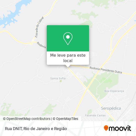 Rua DNIT mapa