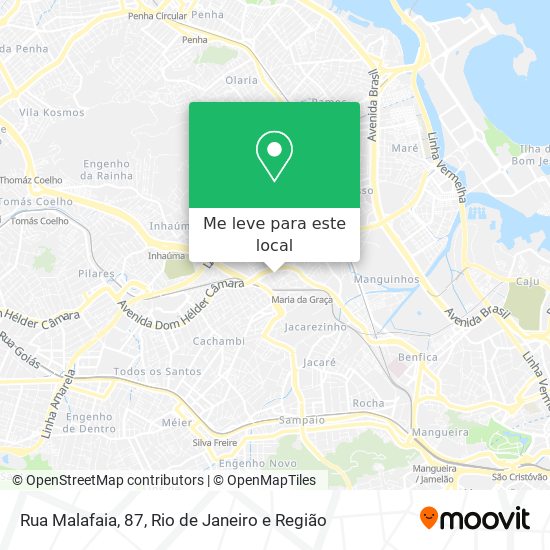 Rua Malafaia, 87 mapa