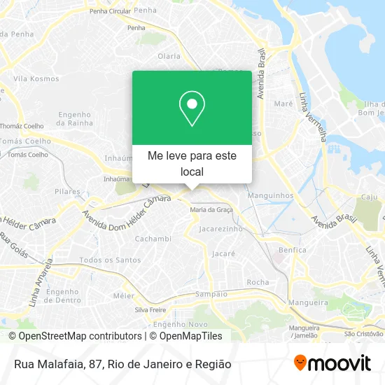 Rua Malafaia, 87 mapa