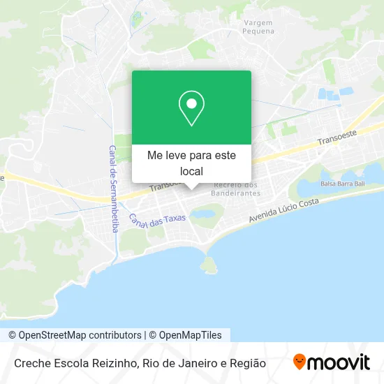 Creche Escola Reizinho mapa