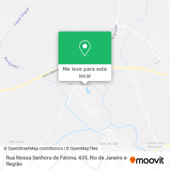 Rua Nossa Senhora de Fátima, 435 mapa