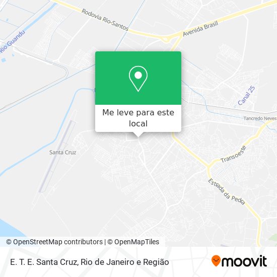 E. T. E. Santa Cruz mapa