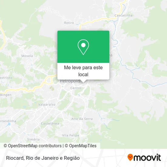 Riocard mapa