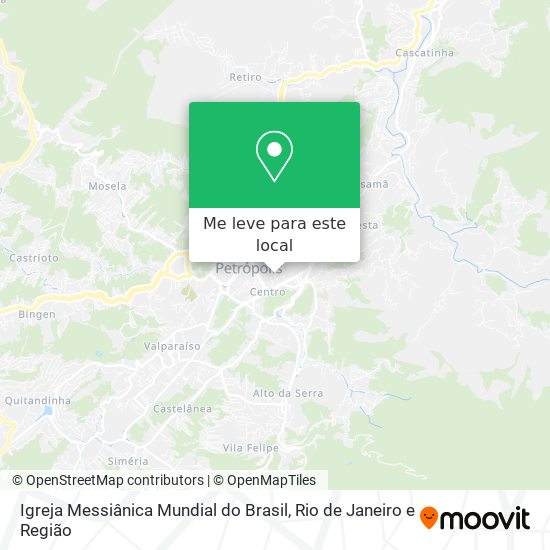 Igreja Messiânica Mundial do Brasil mapa
