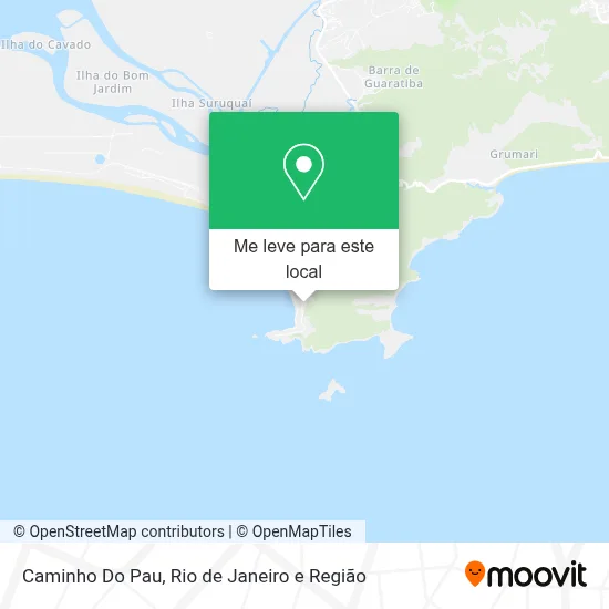 Caminho Do Pau mapa