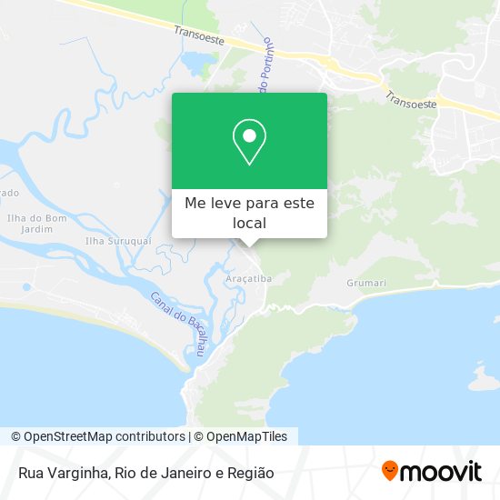 Rua Varginha mapa