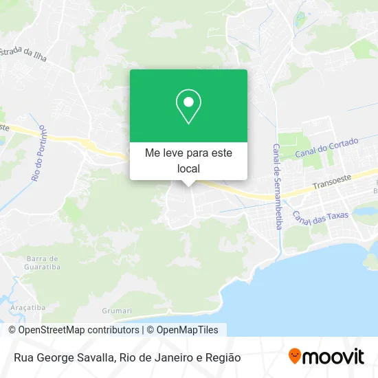 Rua George Savalla mapa